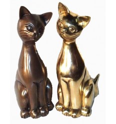 chat en bronze BRZ0090 ( H .30 Cm ) Poids : 4 Kg 