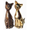 chat en bronze BRZ0090 ( H .30 Cm ) Poids : 4 Kg 