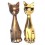 Bronze animalier : chat en bronze BRZ0091 ( H .38 Cm ) Poids : 3 Kg 