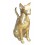 Bronze animalier : chat en bronze BRZ0855O ( H .36 Cm ) Poids : 3 Kg 