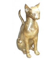 chat en bronze BRZ0855O /POLI ( H .36 Cm ) Poids : 3 Kg 