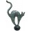 Bronze animalier : chat en bronze BRZ1216V ( H .84 x L .46 Cm ) Poids : 11 Kg 