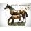 Bronze animalier : cheval en bronze aa201-200  ( H .32 x L .35 Cm )