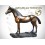 Bronze animalier : cheval en bronze aa201-400 ( H .32 x L .35 Cm )
