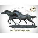 cheval en bronze aa213-500 ( H .35 x L .65 Cm )