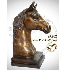 cheval en bronze aa282-100 ( H .22 x L .14 Cm )