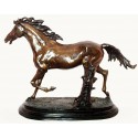 cheval en bronze BRZ0055-9 ( H .22 x L .30 Cm ) Poids : 3 Kg 