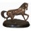 Bronze animalier : cheval en bronze BRZ0059 ( H .46 x L .48 Cm ) Poids : 17 Kg 