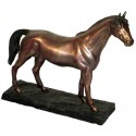 cheval en bronze BRZ0060 ( H .35 x L .40 Cm ) Poids : 4 Kg 