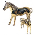 cheval en bronze BRZ0065O ( H .18 x L .21 Cm ) Poids : 1 Kg 