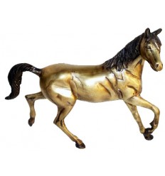 cheval en bronze BRZ0066-8 ( H .20 Cm ) Poids : 1 Kg 