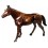 Bronze animalier : cheval en bronze BRZ0274  ( H .25 x L .43 Cm )