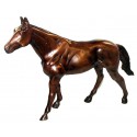 cheval en bronze BRZ0274 ( H .25 x L .43 Cm )