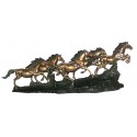 cheval en bronze BRZ0379-58 ( H .45 x L .135 Cm )