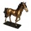 Bronze animalier : cheval en bronze BRZ0587 ( H .25 x L .28 Cm ) Poids : 3 Kg 