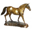 cheval en bronze BRZ0852 ( H .51 x L .69 Cm ) Poids : 12 Kg 