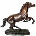 cheval en bronze BRZ0974 ( H .38 x L .41 Cm ) Poids : 5 Kg 