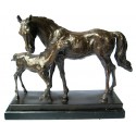 cheval en bronze BRZ1073/SM072 ( H .33 x L .40 Cm ) Poids : 11 Kg 