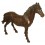 Bronze animalier : cheval en bronze BRZ1074/SM175 ( H .30 x L :40 Cm )
