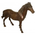 cheval en bronze BRZ1074/SM175 ( H .30 x L :40 Cm )