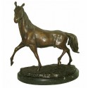 cheval en bronze BRZ1075/SM177 ( H .25 x L :25 Cm )