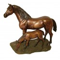 cheval en bronze BRZ1144 ( H .31 x L .35 Cm )