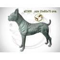 chien en bronze ad309-100 ( H .75 x L .85 Cm )