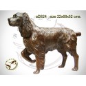 chien en bronze ad324-100 ( H .52 x L .68 Cm )