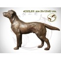 chien en bronze ad325-300 ( H .82 x L .120 Cm )