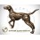 Bronze animalier : chien en bronze ad342-200 ( H .90 x L .125 Cm )