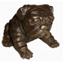 chien en bronze BRZ0164M ( H .15 x L .20 Cm ) Poids : 4 Kg 