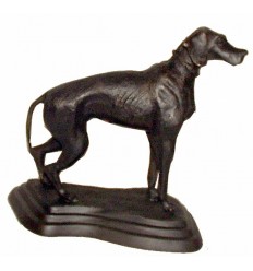 Bronze animalier : chien en bronze BRZ0289 ( H .23 x L .23 Cm ) Poids : 2 Kg 