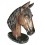 Bronze animalier : cheval en bronzeBRZ1374SM-11 ( H .28 x L .23 Cm ) Poids : 4 Kg 