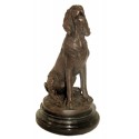 chien en bronze BRZ1063 / SM231 (H. 25 cm) - Poids : 3 Kg 