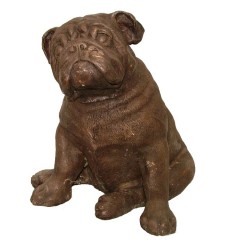 chien en bronze BRZ1139 ( H .31 x L .31 Cm )