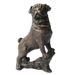 chien en bronze BRZ1140 ( H .17 x L .10 Cm ) Poids : 0.5 Kg 