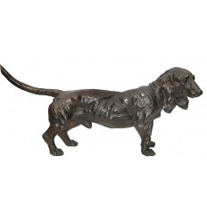 Bronze animalier : chien en bronze BRZ1193/SM324 ( H .51 x L .122 Cm )