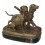 Bronze animalier : chien en bronze BRZ1194/SM247 ( H .25 x L .30 Cm )