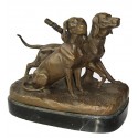 chien en bronze BRZ1194/SM247 ( H .25 x L .30 Cm )