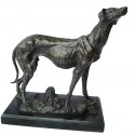 chien en bronze BRZ1272/SM390 ( H .33 x L .33 Cm ) Poids : 7 Kg 