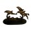 Bronze animalier : dauphin en bronze BRZ0373 ( H .20 x L .35 Cm ) Poids : 4 Kg 