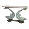 dauphin en bronze BRZ1358V ( H .127 x L .71 Cm ) Poids : 33 Kg 