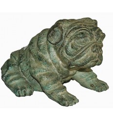 chien en bronze BRZ0164V ( H .15 x L .20 Cm ) Poids : 4 Kg 