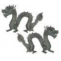 dragon en bronze BRZ0642V-7 ( H .18 x L .25 Cm )