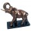 Bronze animalier : éléphant en bronze BRZ0583-SM ( H .28 x L .28 Cm ) Poids : 4 Kg 