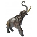 Eléphant en bronze BRZ0625 ( H .43 x L .36 Cm ) poids 7 kgs 