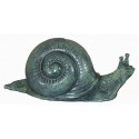 escargot en bronze BRZ0133-7 ( H .17 x L .33 Cm ) Poids : 1.5 Kg 