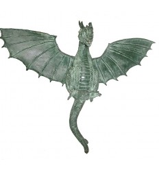 Bronze animalier : dragon en bronze BRZ1161 ( H .71 x L .91 Cm ) Poids : 12 Kg 