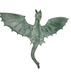 dragon en bronze BRZ1161 ( H .71 x L .91 Cm ) Poids : 12 Kg 