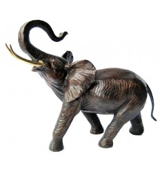 Éléphant en bronze BRZ0051 (H.40 x L.50 cm)